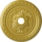 Ekena Millwork Palmetto Ceiling Medallion (Fits Canopies up to 3 5/8"), 23 5/8"OD x 3 5/8"ID x 1 5/8"P, Rich Gold CM23PMRGS - alternate 1